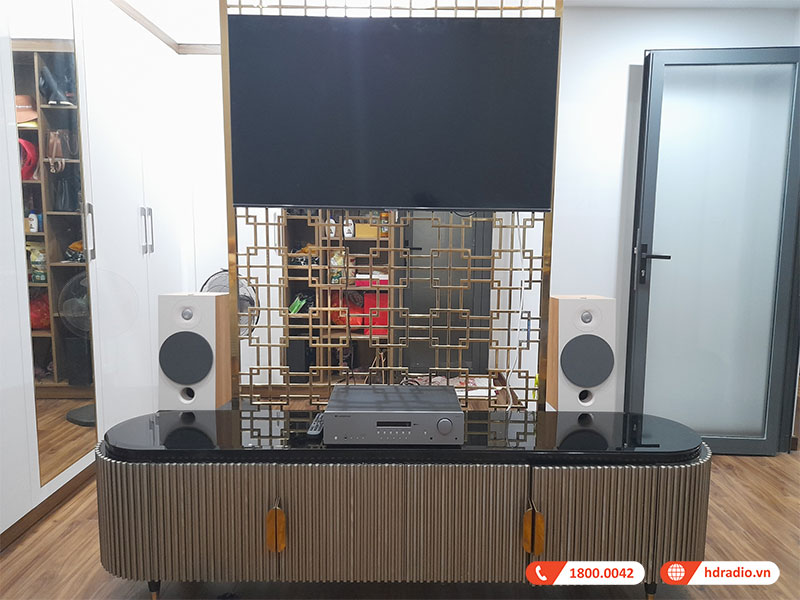 Dàn nghe nhạc Mini Focal, Cambridge NN16 (Focal 806 + Cambridge AXR85 + Chân loa)-2
