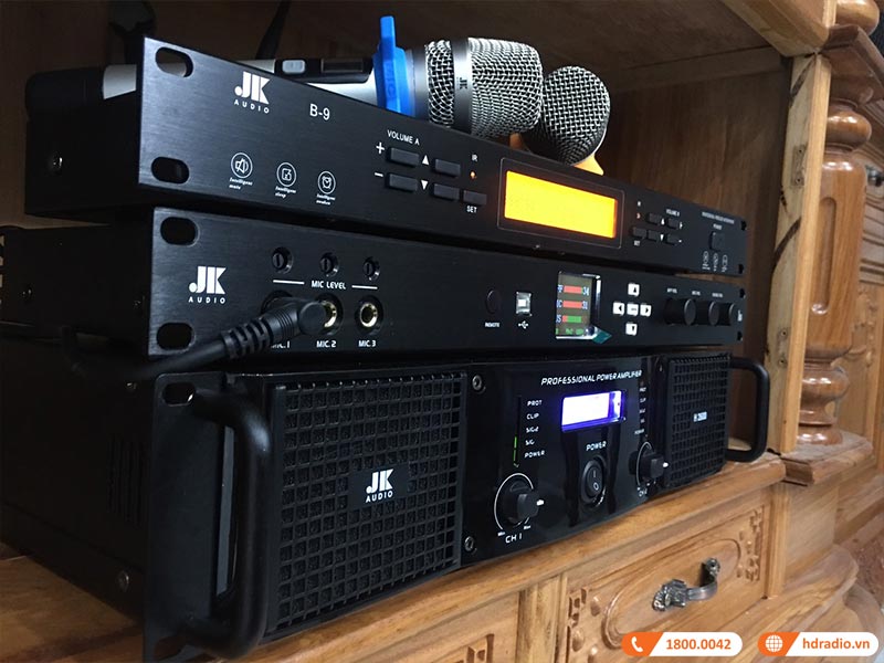Dàn Karaoke Cao Cấp HDR68 ( Wharfedale Wh12 , Công suất, X6000 Plus, Micro JKaudio B9)-14