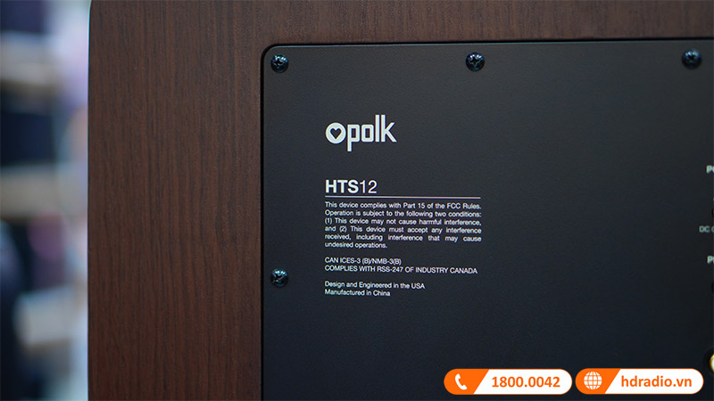 Loa Sub Polk Audio HTS12, Sub điện, Bass 30cm, 400W-21