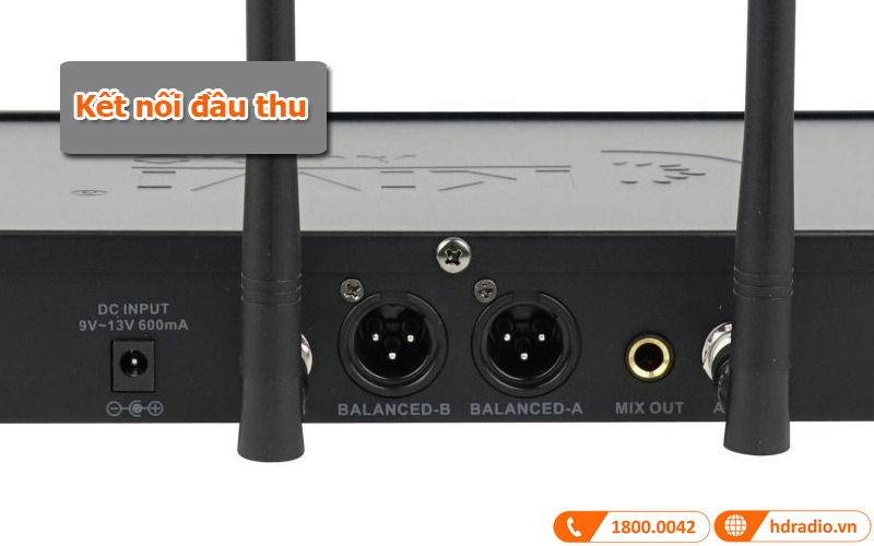 Micro Không Dây KIWI A5 2022 Dò sóng sạch, Băng tần UHF, Pin AA-3