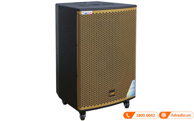 Loa kéo CAVS PX15, Bass 40cm, 700W, Pin 4h-1