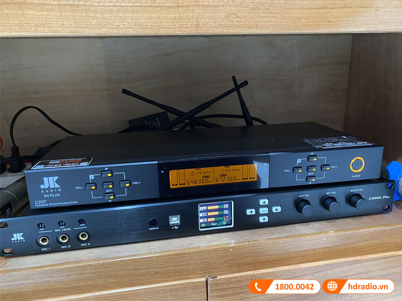 Vang Số JKaudio X6000 Plus, Chống Hú Rít, 6CH, Chip DSP mới-10