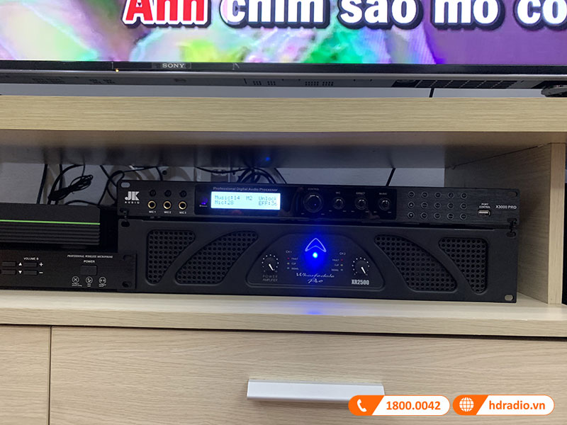 Cục đẩy Wharfedale XR2500 (Mạch Class H), 500W-14