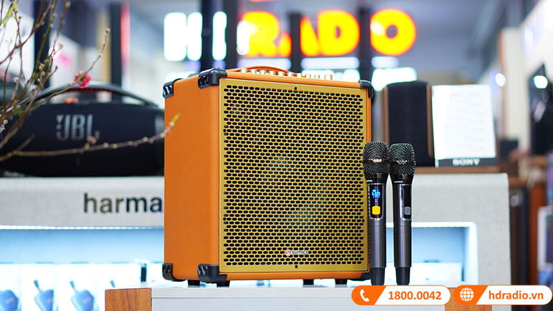 Loa Sumico MSP10 Bass 25,4 cm, Công suất 100W, 2 micro-1