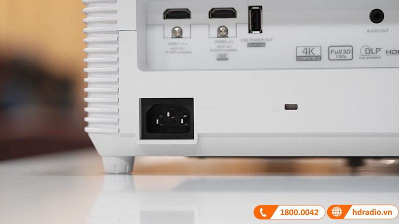 Máy chiếu Optoma HD30HDR, 3800 ANSI Lumens, Full HD (1920 x 1080) 28-301 inch, HDR10, HDMI 2.0, USB-18