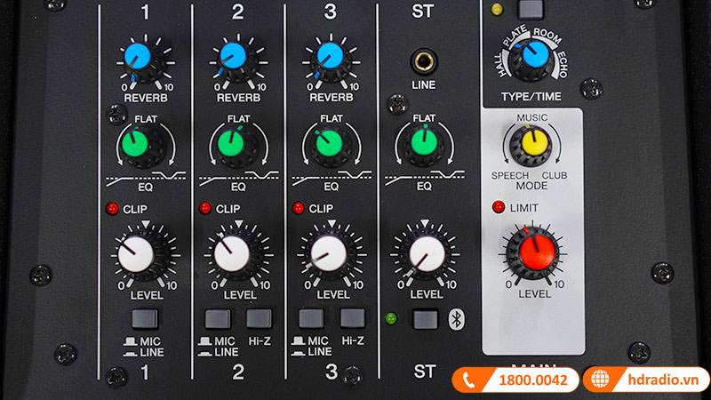 Loa Yamaha Stagepas 1K MKII, công suất 1100W, Mixer 5 kênh, Bluetooth 5.0, XLR (Hàng Demo mới 99%)-6