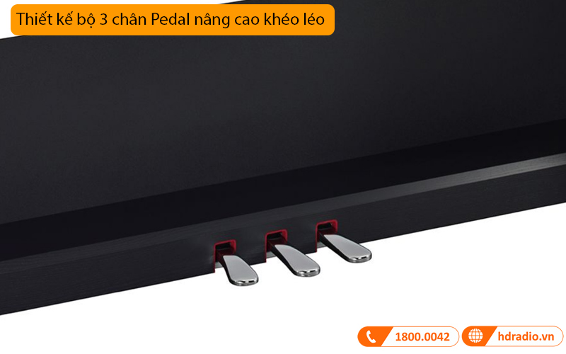 Đàn Piano Yamaha YDP-105, 88 Phím GHS, 10 âm sắc, 64 âm Polyphony, âm thanh AMW Stereo Sampling-8