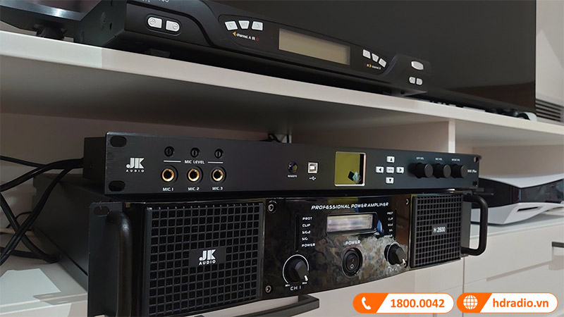 Dàn Karaoke cao cấp HDR79 ( Tecnare E10, Công suất, Vang số, Micro K800, Loa Sub )-6