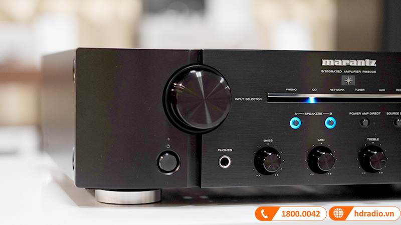 Amply Marantz PM8006, 2 Kênh, 70W/CH (8 Ohm), Kết nối Analog LR-2