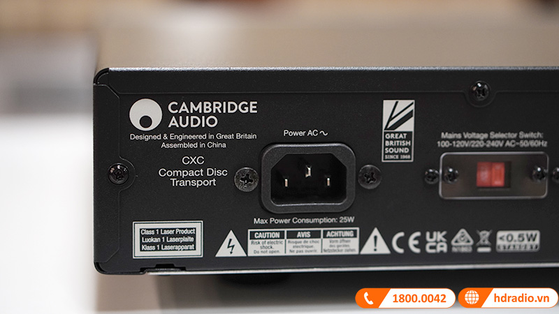 Đầu CD Cambridge Audio CXC V2, RCA, OPTICAL, COAXIAL (Hỗ trợ CD, CD-R / RW)-10