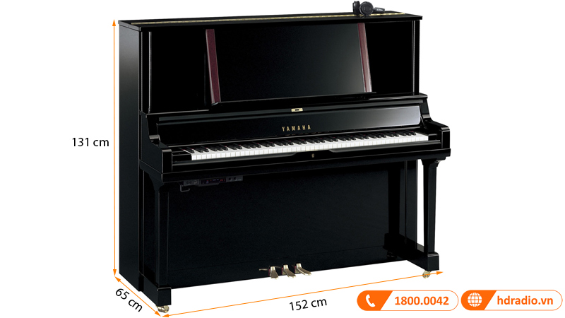 Đàn Piano Yamaha YUS5 SH3, upright piano-4