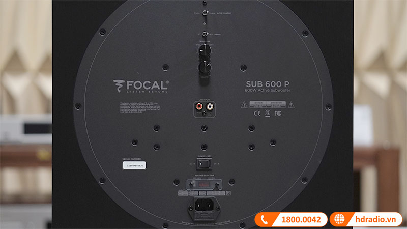Loa Sub Focal 600P, Bass 30cm, 300W (Sub Điện)-19