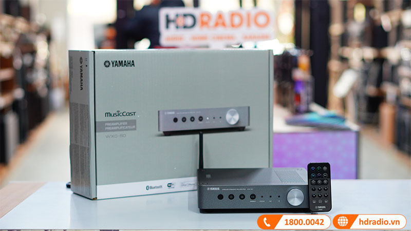 DAC Yamaha WXC-50, Chip ESS DAC, Bluetooth, Air Play, MusicCast, Wifi-7