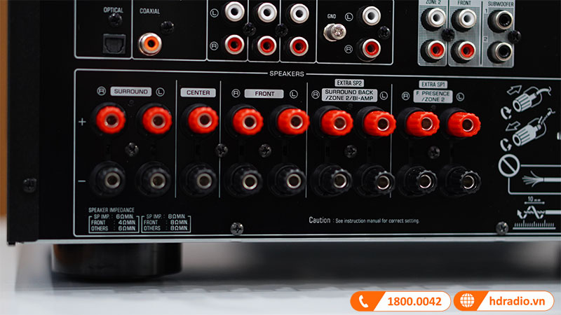 Amply Yamaha RX-V6A, 8K, 7.2 Kênh, 100W/CH, Bluetooth-15