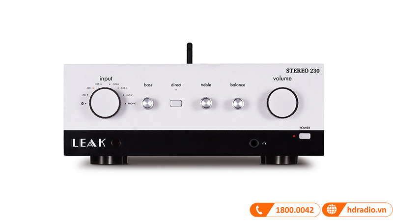 Amply Leak Stereo 230, Hỗ Trợ 2 Kênh, 75W/CH, Bluetooth, HDMI ARC, PC USB, Optical-2