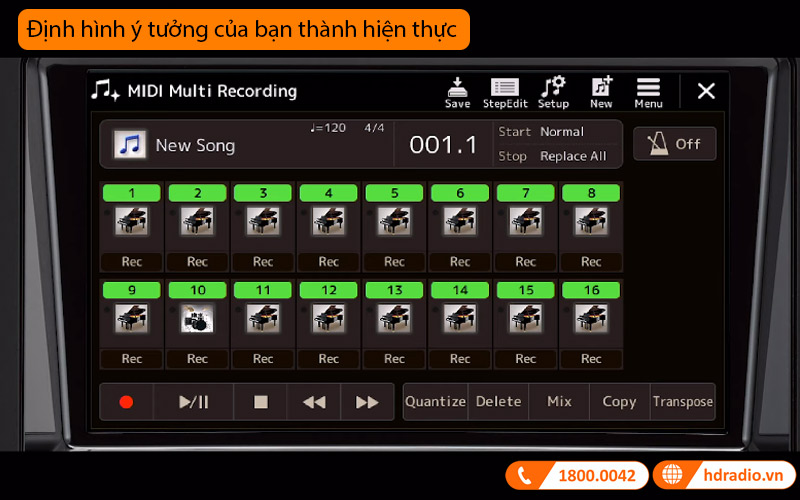 Đàn Organ Yamaha Genos-12