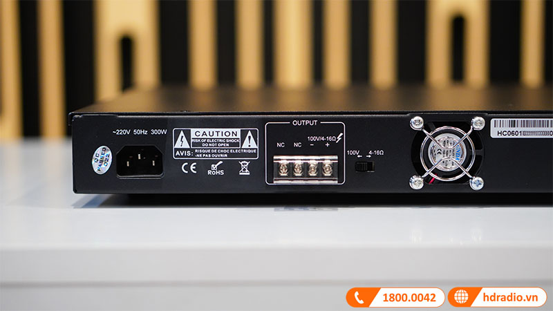 Amply ITC T-240DTB, 4 kênh, Bluetooth, USB-10