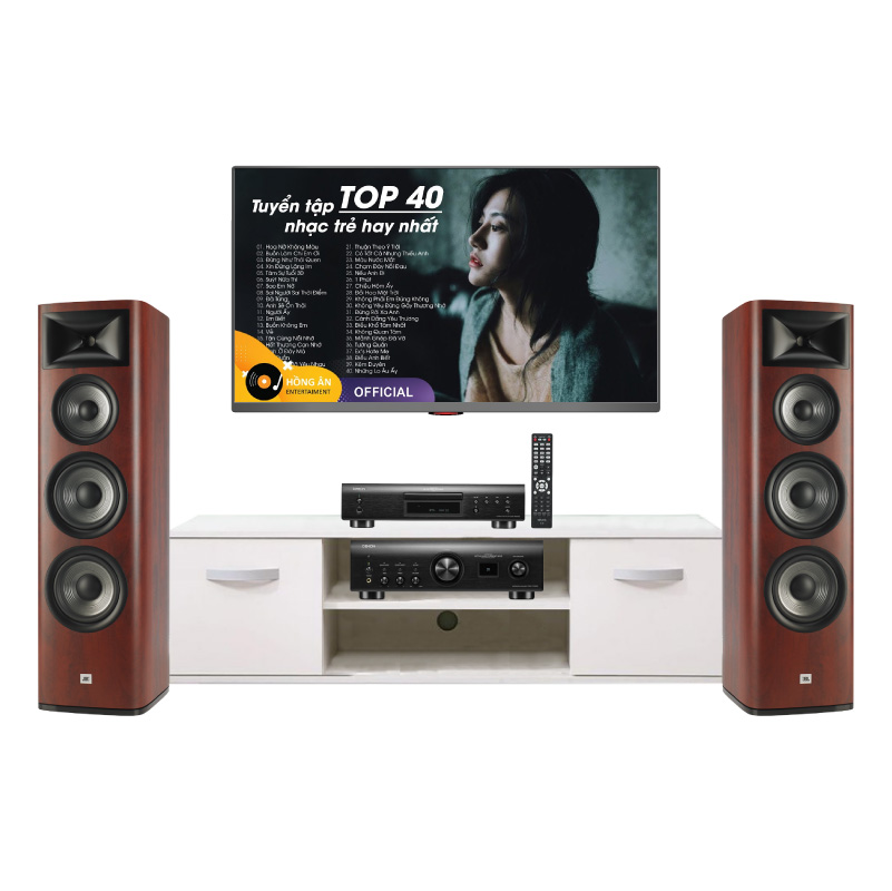Dàn nghe nhạc có đầu CD Denon, JBL NN81 (JBL Studio 698, Denon PMA-1700NE, DCD-900NE)-1