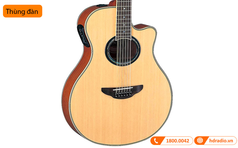 Đàn Guitar Yamaha APX700II-12, electro-acoustic guitar-12