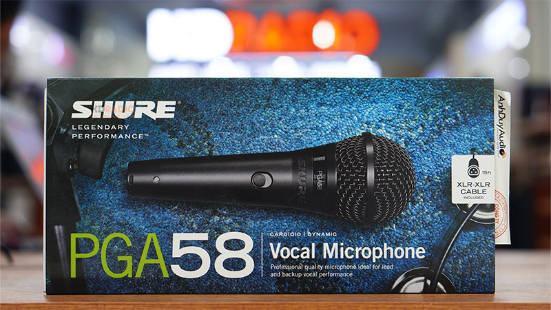 Micro có dây Shure PGA58-XLR, Dây dài 4.5m-2