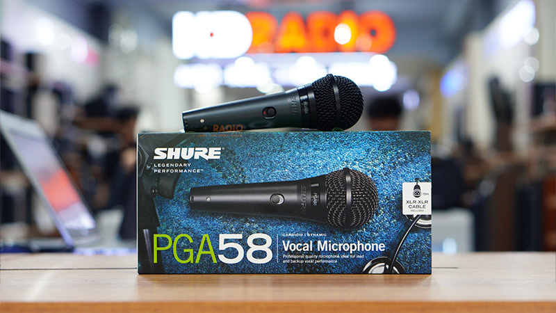 Micro có dây Shure PGA58-XLR, Dây dài 4.5m-6