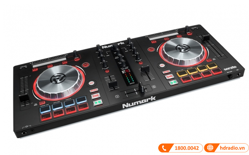Numark Mixtrack Pro 3, Kết nối máy tính/MAC, Serato DJ, 1,9 kg, Mới-1
