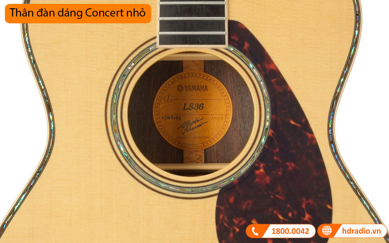 Đàn Guitar Yamaha LS36 ARE, acoustic guitar-7