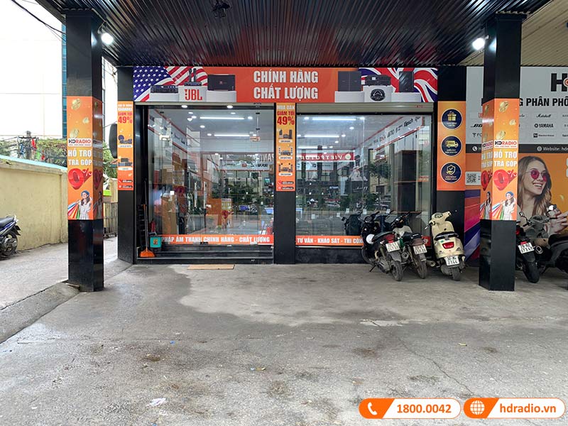 Ảnh mặt tiền showroom HDRadio Hà Đông