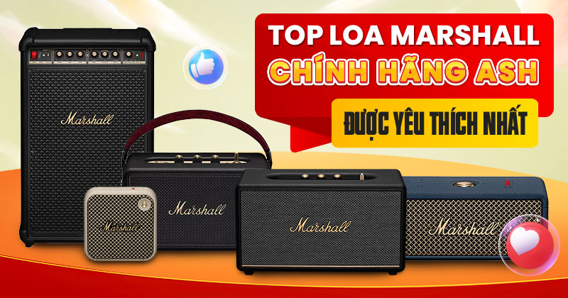 TOP 8 Loa Bluetooth Marshall Được Yêu Thích Nhất 2025 -  Bạn không thể bỏ qua