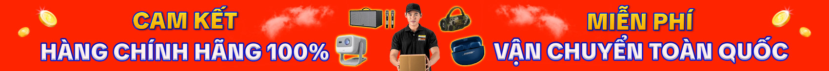 Cam Kết Chính Hãng Miễn phí vận chuyển