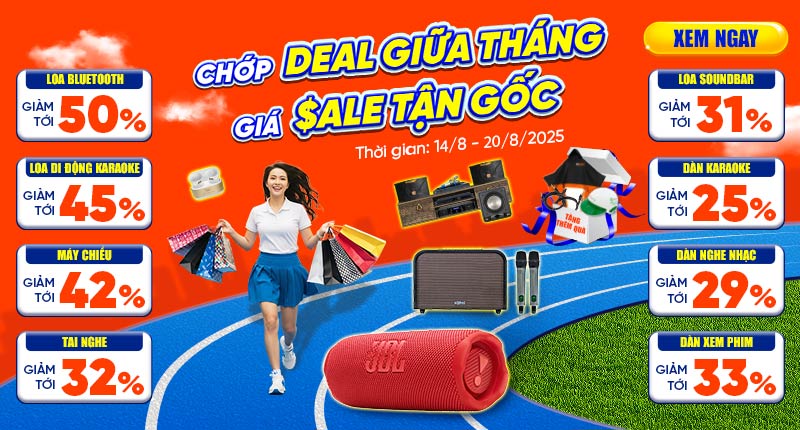 Sale Giữa Tháng 8 - Giảm Tới 50%