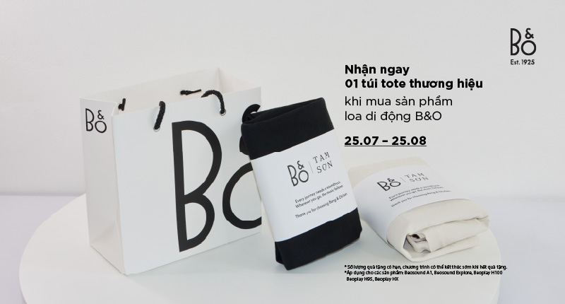 Tặng Túi Tote Khi Mua Loa B&O