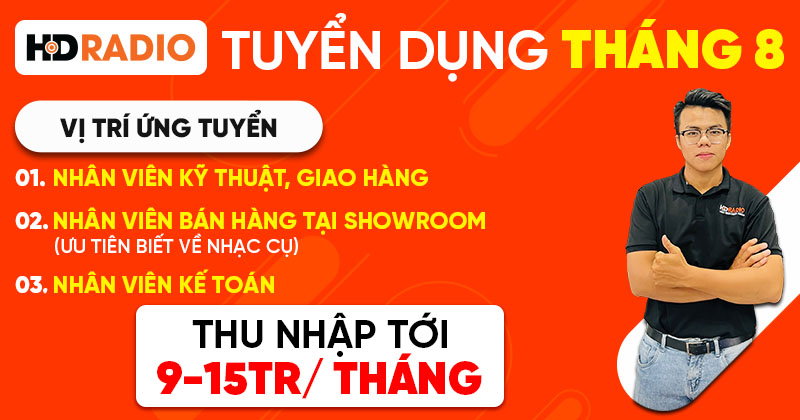 HDRadio Tuyển Dụng Tháng 8/2025
