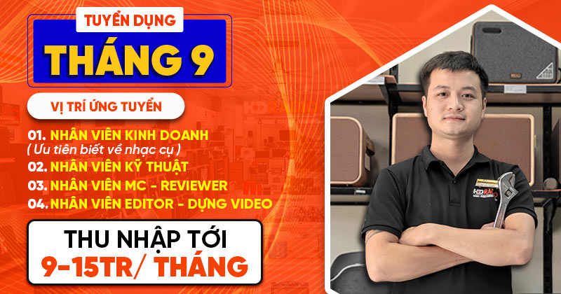 HDRadio Tuyển Dụng Tháng 9/2025