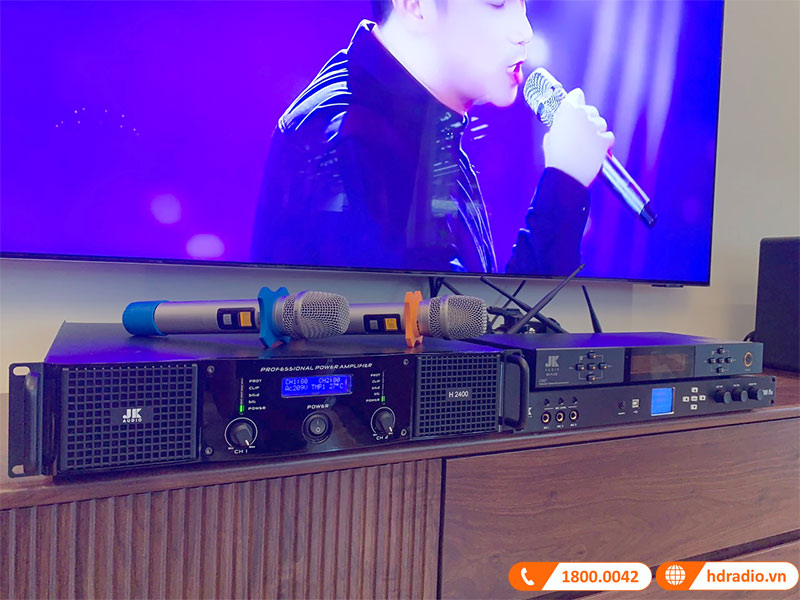 Lắp dàn Karaoke Gia Đình trị giá hơn 37 triệu đồng cho anh Khang ở Hoàng Mai, Hà Nội