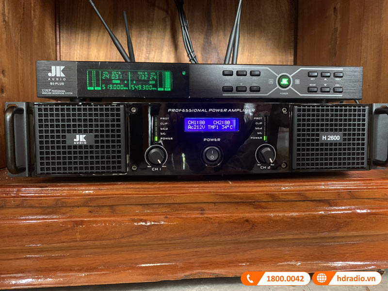 Cục đẩy công suất bộ dàn karaoke