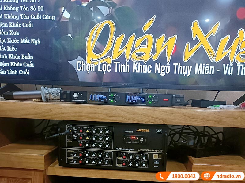 Lắp dàn Karaoke Gia Đình trị giá hơn 34 triệu đồng cho anh Dũng ở Yên Lãng, Hà Nội