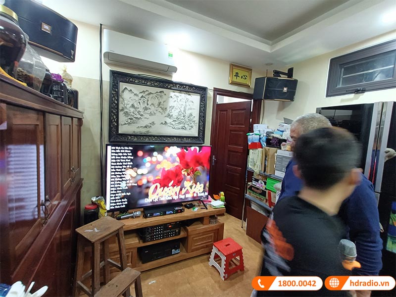 Lắp dàn Karaoke Gia Đình trị giá hơn 34 triệu đồng cho anh Dũng ở Yên Lãng, Hà Nội