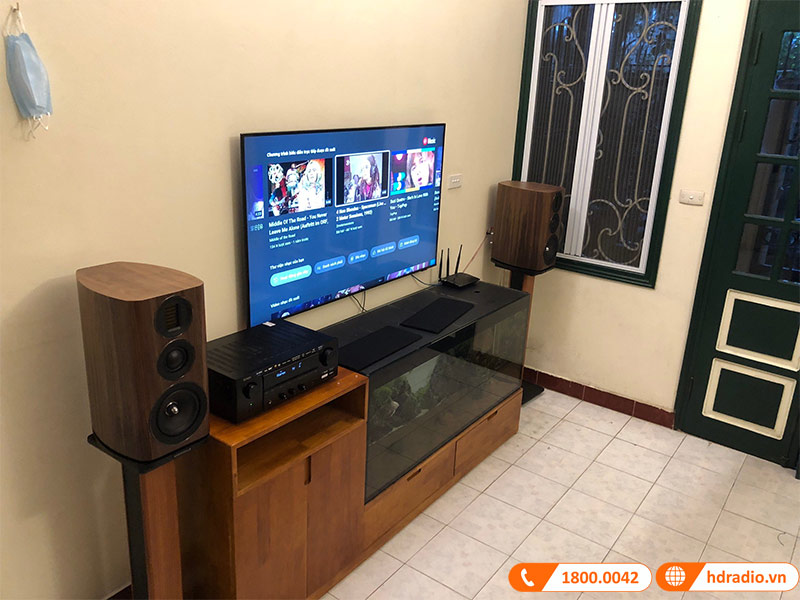 Lắp đặt dàn nghe nhạc Chất Lượng trị giá gần 36 triệu đồng cho chú Kỳ ở Cầu Giấy, Hà Nội