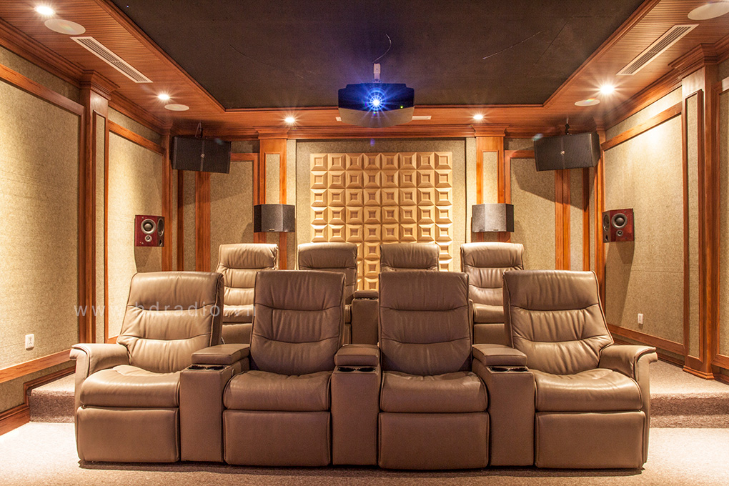 công trình phòng phim gia đình