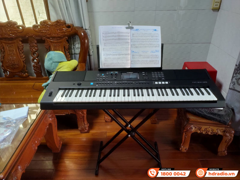 Bàn giao đàn organ Yamaha PSR-EW425 gần 11tr cho anh Tấn