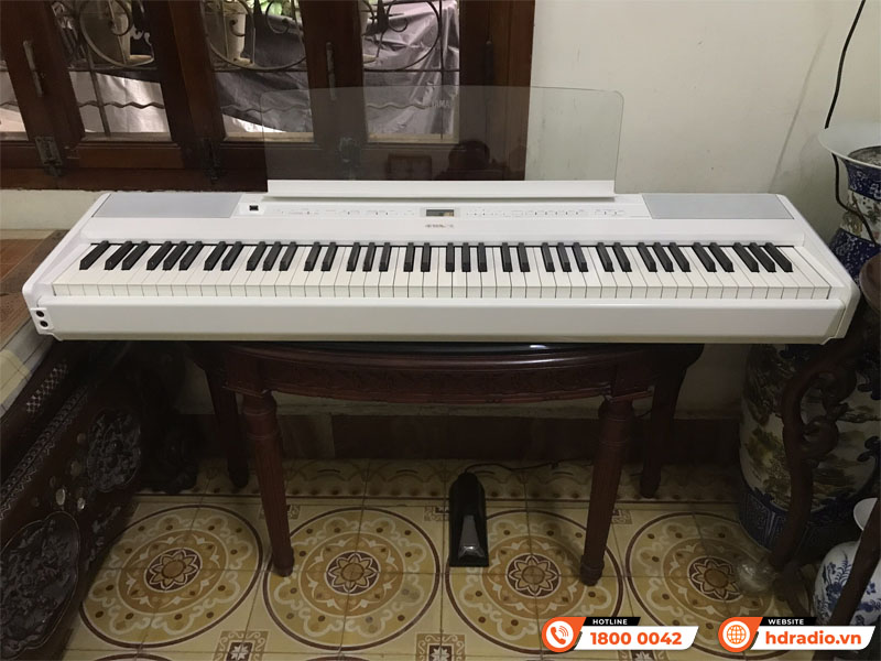 Bàn giao đàn piano Yamaha P525 gần 43tr cho anh Hưng