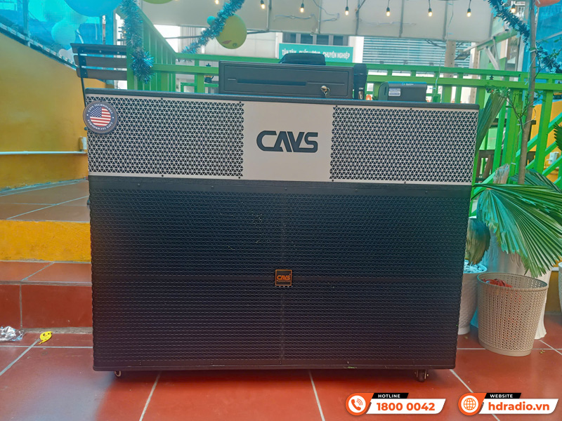 Bàn giao Loa kéo CAVS PA218 đa năng cho Quán Bún Bò Sông Quê của anh Tuấn