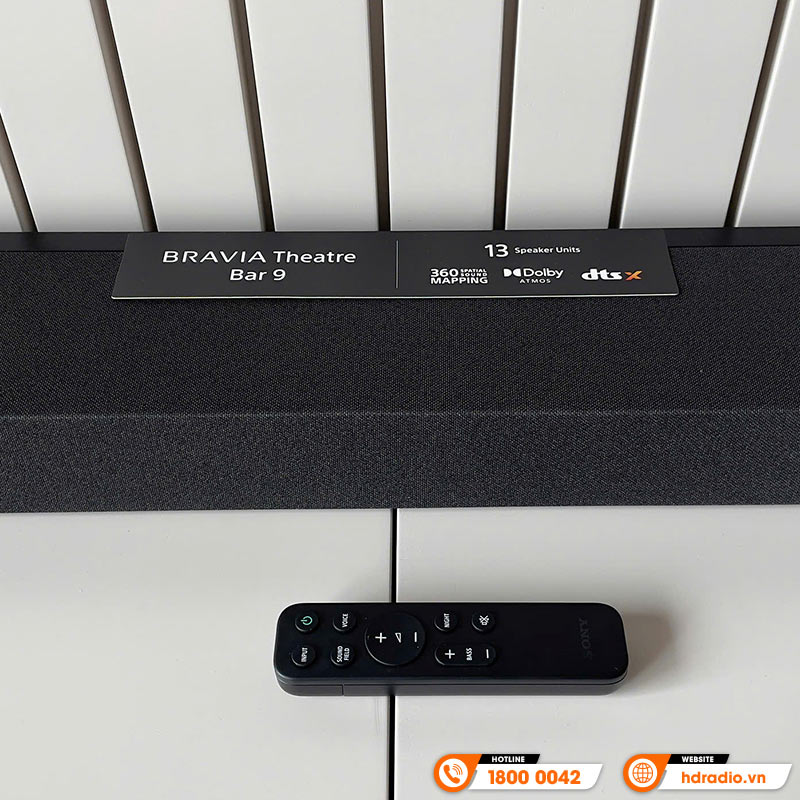 Loa Soundbar Sony HT-A9000 (Bravia Theatre Bar 9) Công Suất 585W, 360 Spatial Sound Mapping, Wifi, Bluetooth, HDMI eARC-16