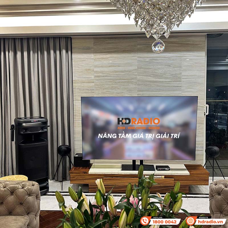 Bàn giao và Lắp đặt Loa Sony ULT Tower 10 cho anh Dũng