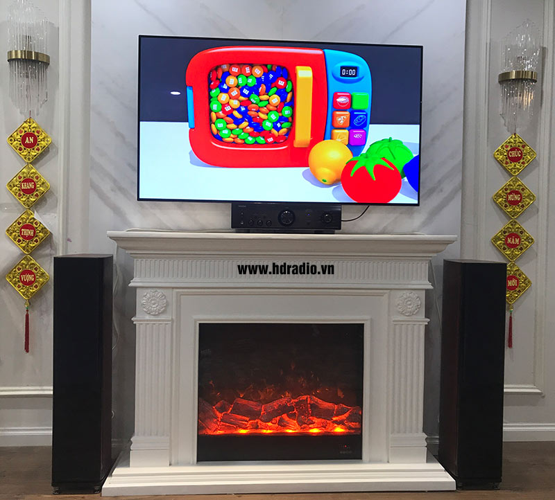 anh thuc te amply denon pma 600ne trong mot he thong dan nghe nhac