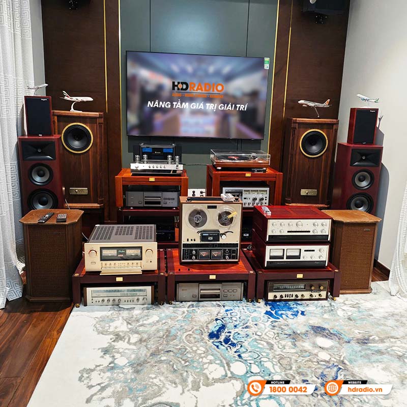 Amply Accuphase E-5000, Class AB (Công Suất 240 Watt / CH ở 8 ohm, 320 Watt/CH ở 4 ohm), AVAA, Analog, CD-1