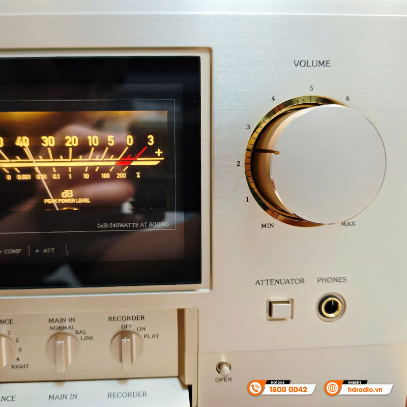 Amply Accuphase E-5000, Class AB (Công Suất 240 Watt / CH ở 8 ohm, 320 Watt/CH ở 4 ohm), AVAA, Analog, CD-5