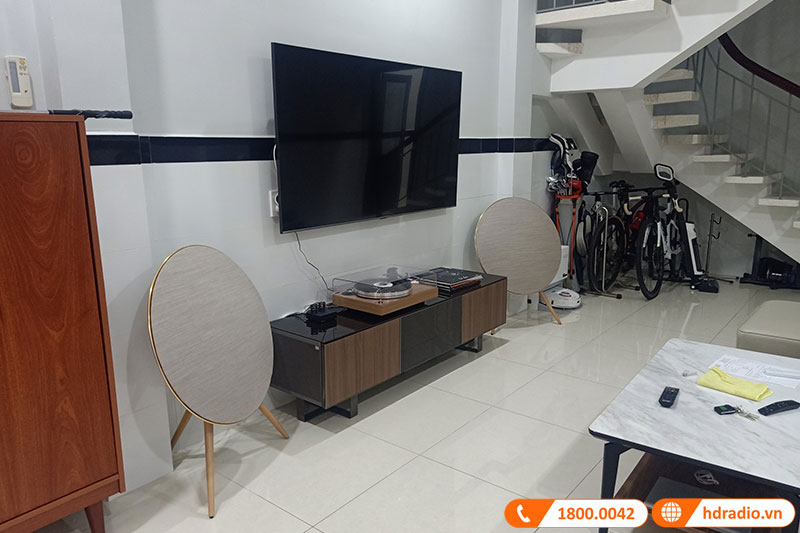 Ảnh thực tế hệ thống nghe nhạc cho anh khách ở HCM trị giá 335 triệu đồng