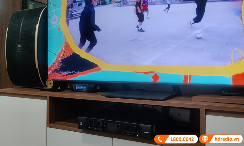 Hình ảnh thực tế của Bộ dàn Karaoke HK58 tại nhà anh Dương tại Láng Hạ